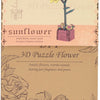 Lobbes speelgoed bv lobbes houten bouwpakket zonnebloemen 3d - creatief speelgoed 121dlg.