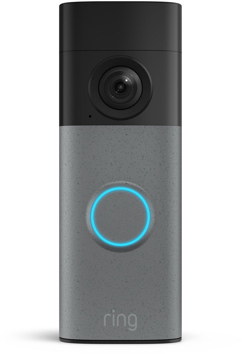 Ring video doorbell con batería (última generación) - gris moteado - vídeo 2k