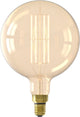 Calex megaglobe xxl goud - e27 led lamp - filament lichtbron dimbaar - 10,5w - warm wit licht