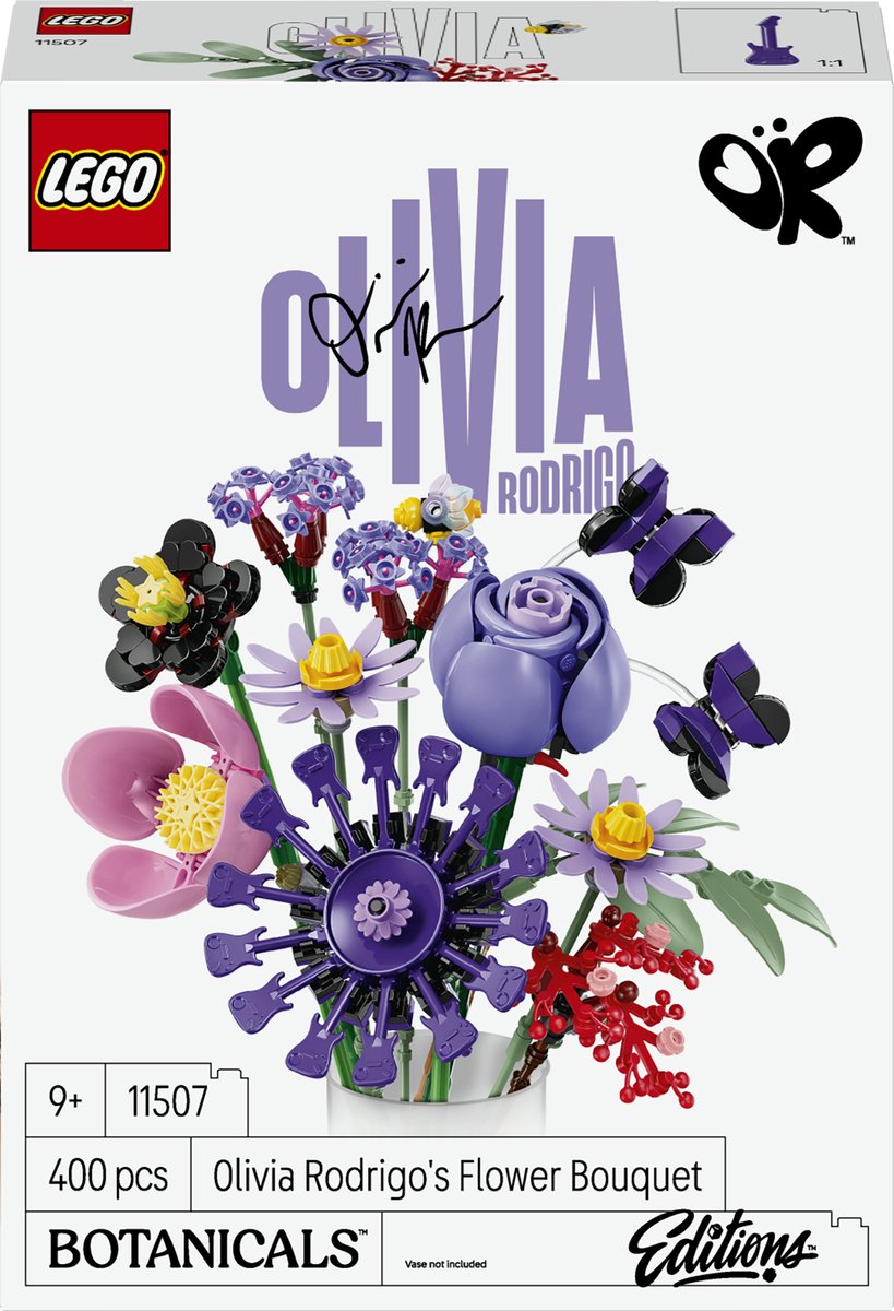Lego Botanicals Editions kit de construcción del ramo de flores de Olivia Rodrigo - 11507