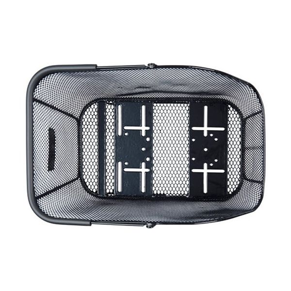 Icona del cestino per biciclette di basilico m Multi Sistema NX 12 litri 39 x 24 x 13 - Nero