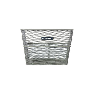 Basil Cento Flower S - fietsmand - achterop - olive green