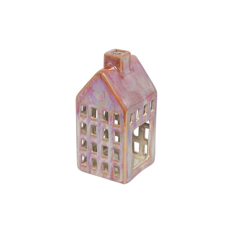 Tealight Countryfield m rosso 7,8x7,8x16 cm