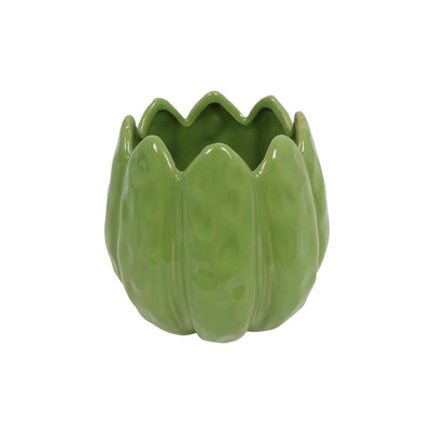 Vaso da fiori Countryfield tulipano verde 12x12x13 cm