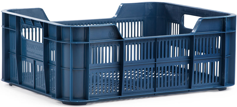 Urban proof fietskrat helsinki kunststof 11l 40x30x15 cm d. blauw