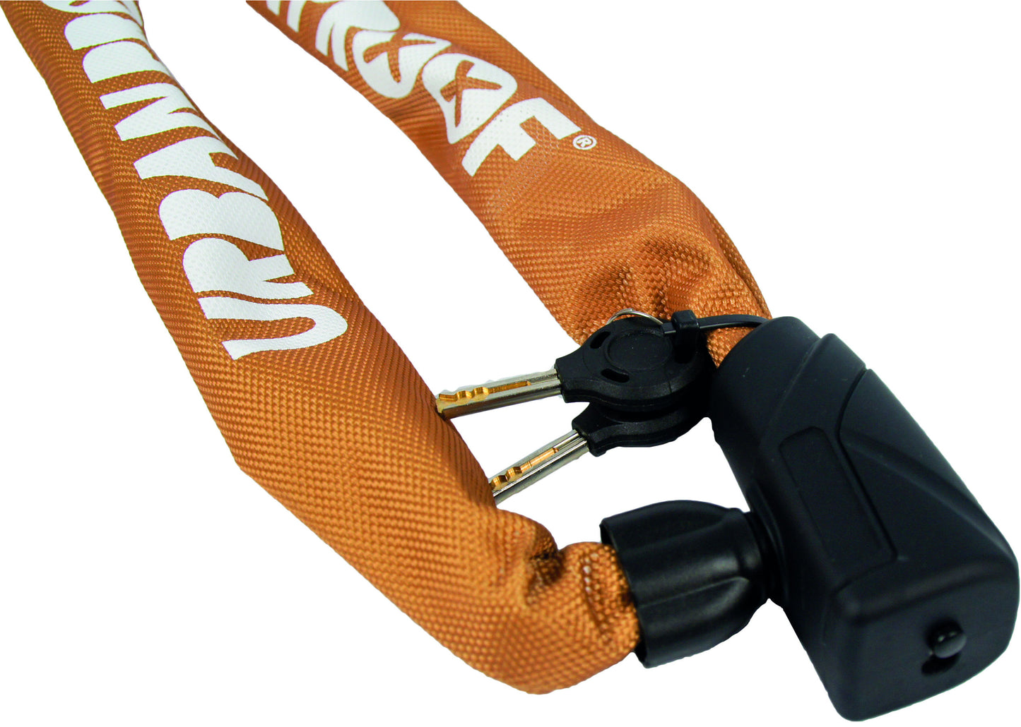 Urbanproof kettingslot 8mm*100cm geel