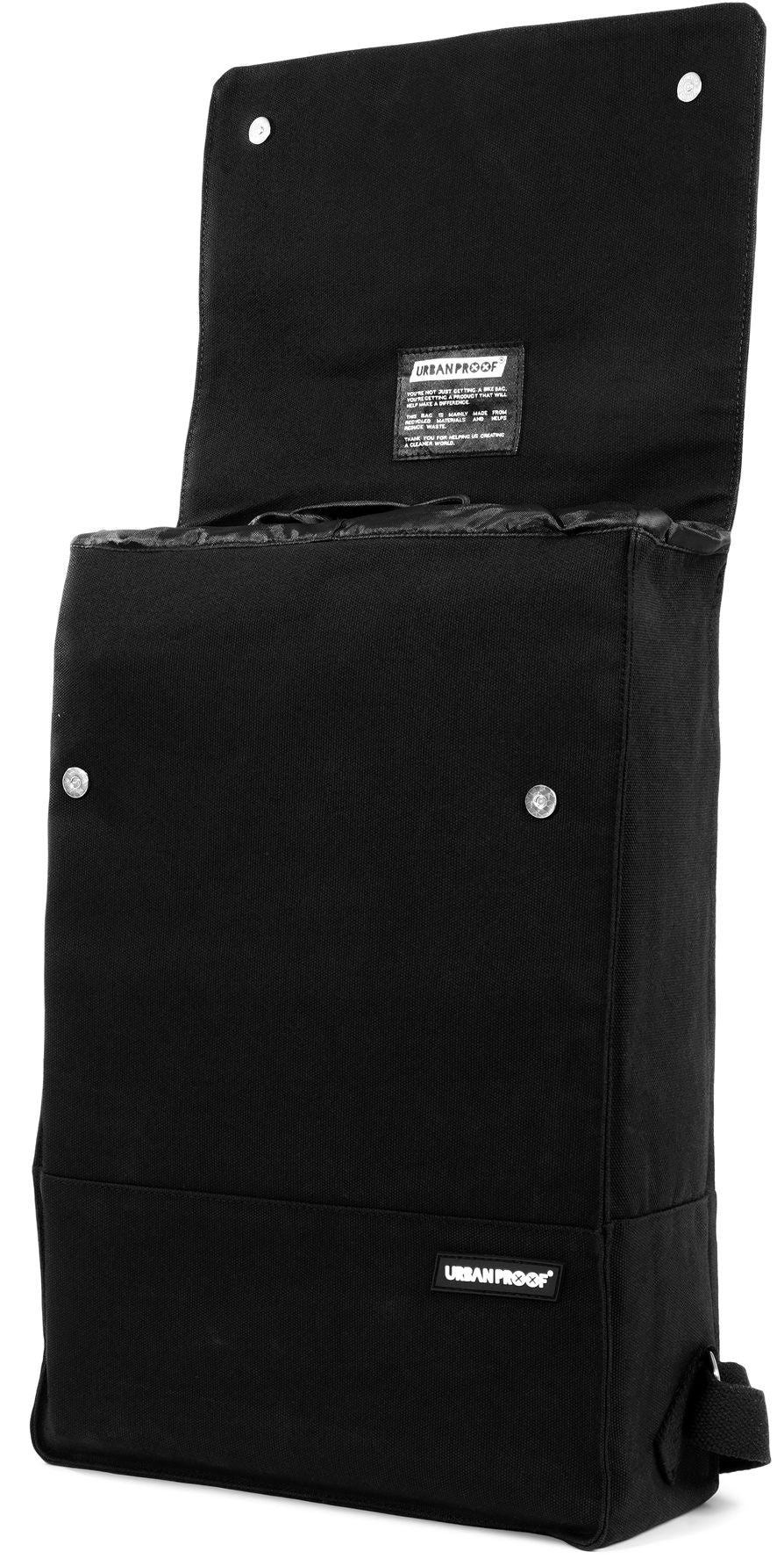 Borsa per biciclette singola urbanproof -resocon urbano 15l nera