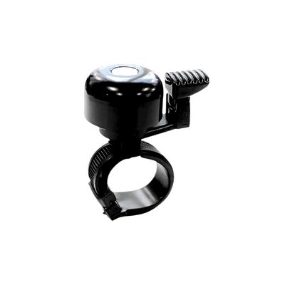 Falkx universal bel mini aluminium zwart