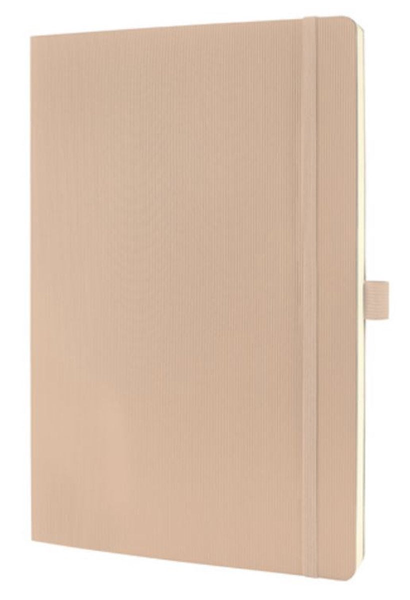 Cuaderno sigel - conceptum pure - a5 - beige - tapa dura - 194 páginas - 80 gramos - línea - si-co651