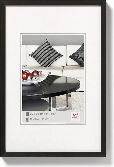 Sedia Walther - cornice per foto - misura foto 20x30 cm - nera