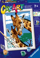 Ravvensburger Creart Painting su numeri carini giraffe