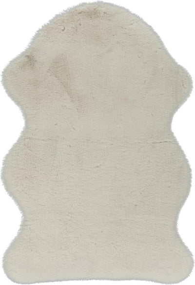Lalee Cosy - Tappeto - Super Morbido - Pelo Alto - Antiscivolo - Finta Pelliccia - Pelliccia Soffice - 60x90 cm Avorio-Bianco