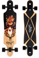 Longboard drop-through Tempish frogman - 38 pulgadas (96 cm) - tabla estable y cómoda para principiantes