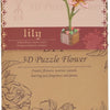 Lobbes speelgoed bv lobbes houten bouwpakket lelie 3d - creatief speelgoed bloemen.