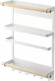 Yamazaki magnetic kitchen rack refrigerator - tosca - white