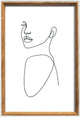 Walther silhouette - houten lijst - fotoformaat 20x30 cm - natuur