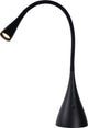 Lucide zozy - lampada da scrivania - led 3 stepdim - 1x4w 3000k - nero