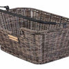 Basil Capri Rattan Look - fietsmand -  achterop - bruin