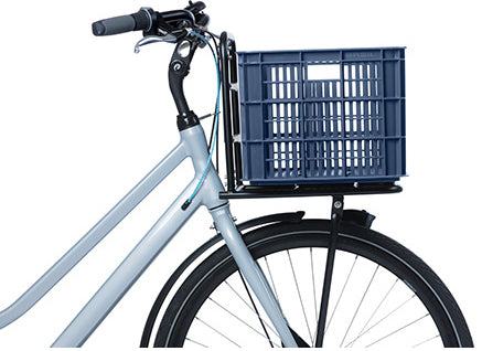 Basil fietskrat L - groot - 40 liter - blauw