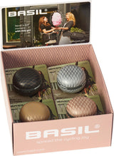 Display met 4 Basil Noir Bell fietsbellen - afbeelding 1