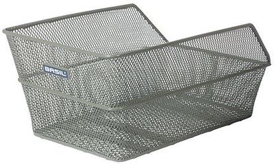 Basil cento fiore - cestino per biciclette - sul retro - verde oliva