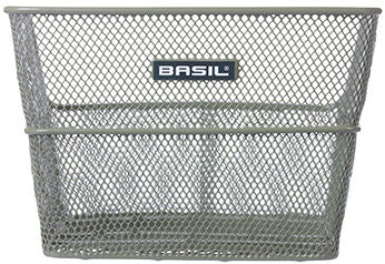 Basil cento fiore - cestino per biciclette - sul retro - verde oliva