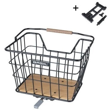 Basil Mand Nordland Mik 23L Steel Black Brown