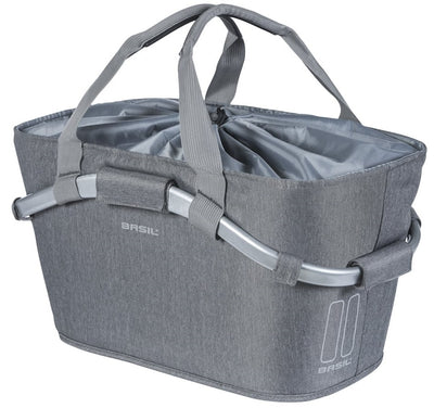 Basil mand posteriore 2 giorni mik 22l griglie grigia 20x38x17cm