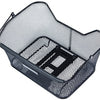 Basil Bicycle Basket Base M Multy System Nx 13 litri 25 x 33 x 16 cm - nero