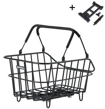 Basil Basket Cento Alu Mik 21L Matt Black 34x46x25.5 cm