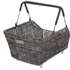 Basil Bicycle Basket Cento Rattan Look Multi System 41 x 25 x 12 cm - Brown