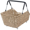 Basil Bicycle Basket Cento Rattan Look Multi System 40 x 25 x 12 cm - Sealgrass