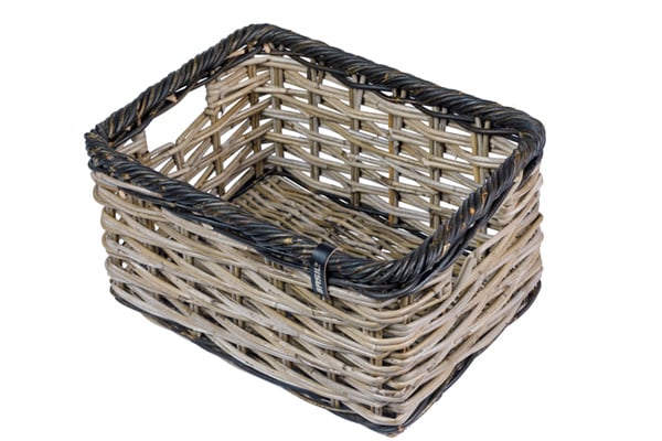 Basil Bicycle cestino dijon grande nero grigio