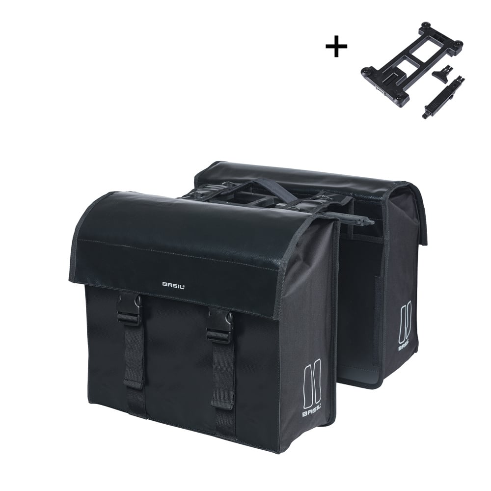 Basil Basil Bag Urban Load MIK 48-53L Nero