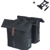 Basil Double Bag City Mik 28-32L Negro