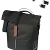 Basil tas city shopper enkel | mik studs | zwart | 14-16l
