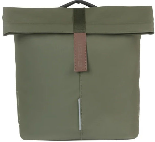 Basil Bolsa de bicicleta Double City Moss Green Mik 28-32L