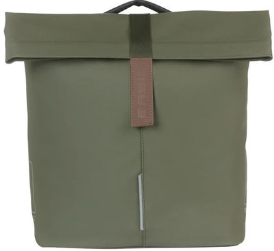 Basil Bolsa de bicicleta Double City Moss Green Mik 28-32L