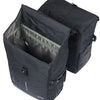 Basil tas move dubbel mik zwart | 30l