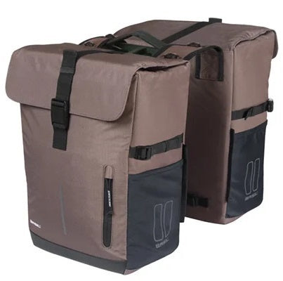 Basil Basil Double Bicycle Borse Move Mik 30 litri 16 x 27 x 38 cm marrone