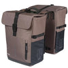 Basil dubbele fietstas move mik 30 liter 16 x 27 x 38 cm - bruin