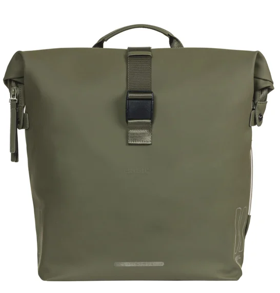 Basil Doble Bag Soho Nordlicht Mik 41l Mossgroen
