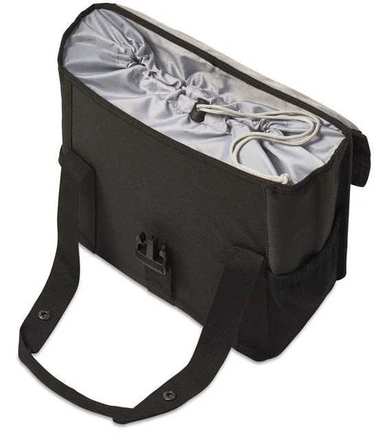 Borsa per biciclette di basilico diventa solo nero 16l