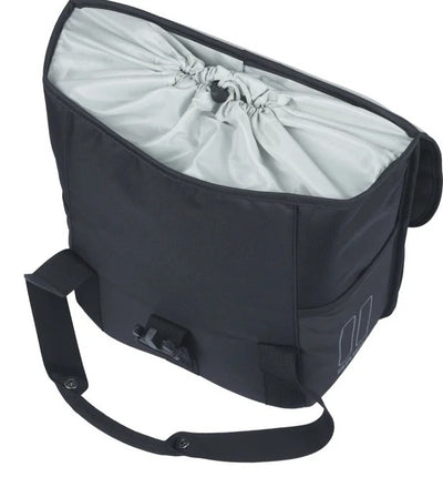 Basil Bagiccle Bag solo Vete negro 16L