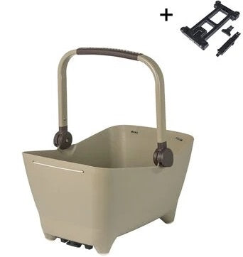 Basil Dog Bike Bust Buddy Mik - Biscotti Brown