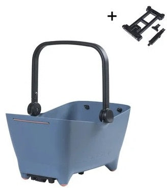 Basil cestino del cane Buddy Mik 32L Denim sbiadito 45x32x22cm