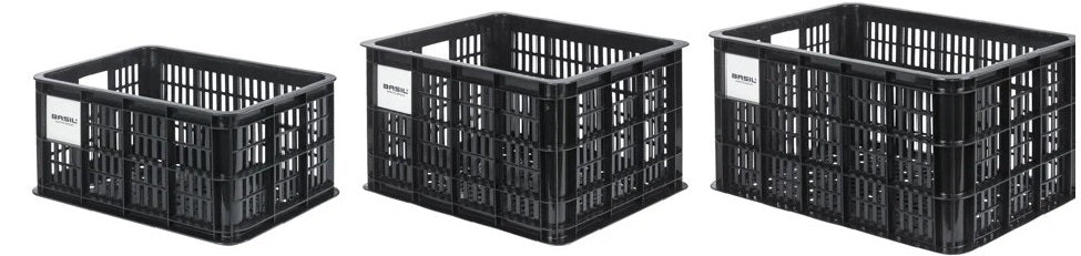 Basil Krat Groot 40L Mik Black riciclato