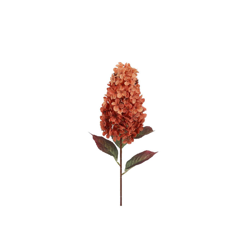 Countryfield kunstbloem paniculata hydrangea oranje