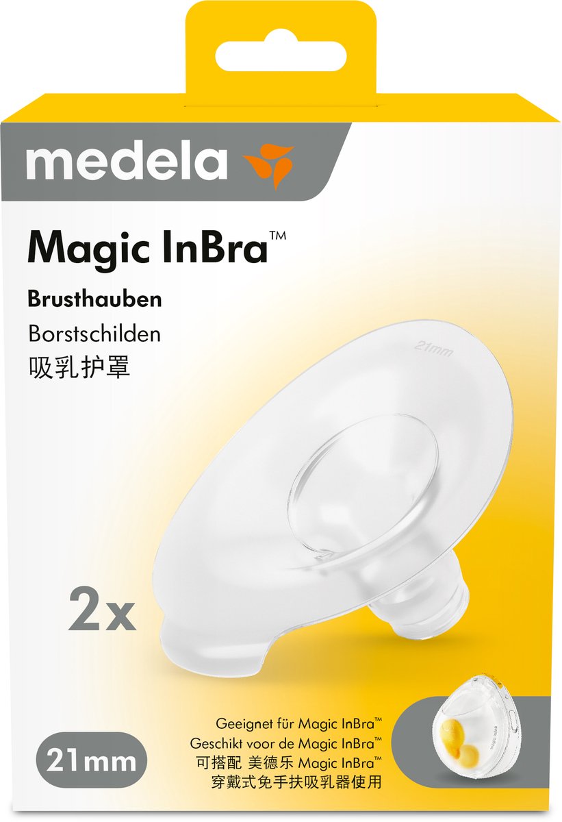 Medela magic inbra™ – coppe per il seno 21 mm (m) - per tiralatte wireless – 2 pezzi