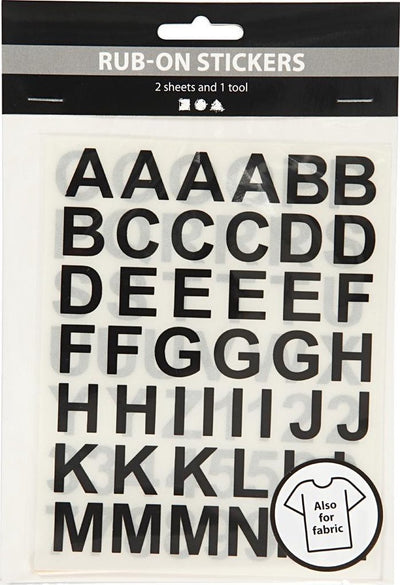 Creativ Company Pegatinas y figuras Black, 2 Pelir